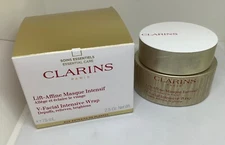 CLARINS V-FACIAL INTENSIVE WRAP  2.5oz 75ml NIB DEPUFFS RELIEVES BRIGHTENS *READ