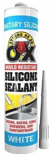 WATERPROOF SILICONE SEALANTS ALL PURPOSE ACRYLIC WHITE CLEAR BLACK BROWN NEW - 第 16/47 張圖片