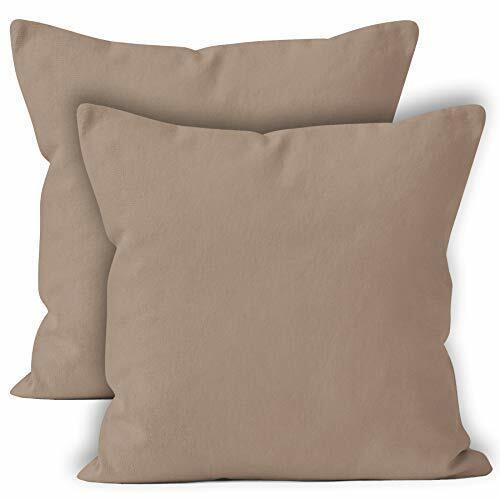 Set Di 2 Federe Per Cuscini 60x60 Cm – Stile Rustico In Cotone Ed Ecopelle – Bianco E Nero – Per Divano, Letto, Sedia, Camera Da Letto - 2