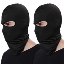 2 Pieces Balaclava UV Protection Full Face Mask Motorcycle Cycling Ski Mask Hood