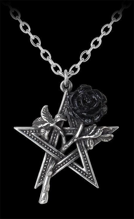 Alchemy Pentagram Necklace - Ruah Vered - Gothic Neck Jewelry Pendant