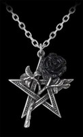 Alchemy Pentagramm Halskette - Ruah Vered - Gothic Halsschmuck Kette AnhäNger