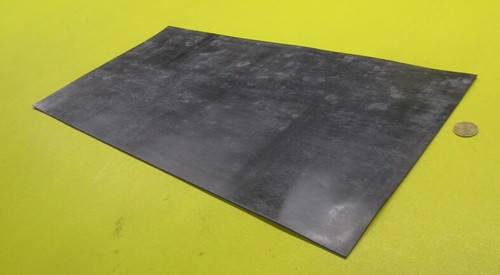 Buna Rubber Sheet, SBR, Black, 1/16" x 12" W x 24" L, 75A, 700 PSI, 3 Units - Picture 6 of 6