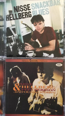 Nisse Hellberg 2 CD Lot Snackbar Blues & Rooster Fran Sodern ZERO SCRATCHES