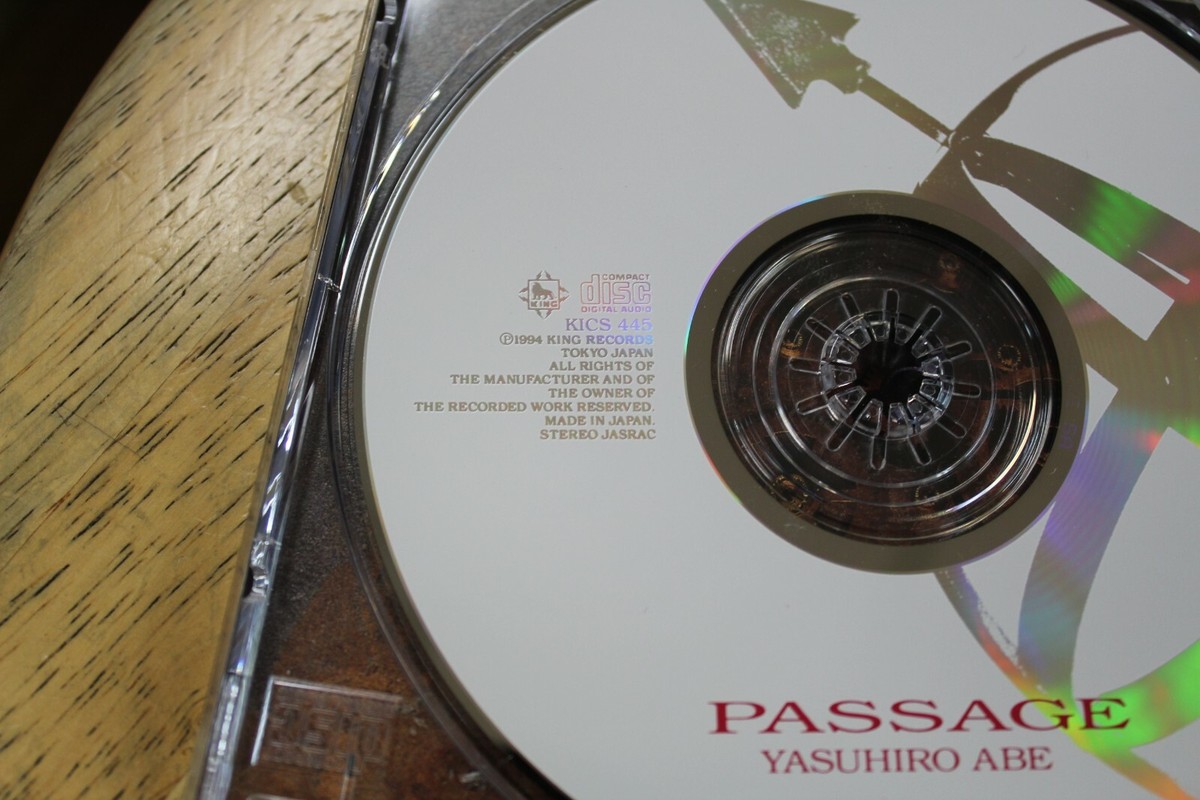 Rare Yasuhiro Abe-Passage CD-King KICS 445 Japan Pressing Rare Yasuhiro Abe-Passage CD-King KICS 445 Japan Pressing