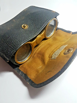 Antike Opernbrille Lorgnettes GOERZ Berlin Etui von Trotter Ltd Glasgow