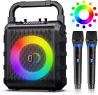 Jyx T19-T Karaoke Machine with 2 Wireless Microphones – Bluetooth Speaker, Audio