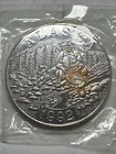 1992-The Seal of the State of Alaska - 999 Silver 1 Troy Ounce Round Rare Toning