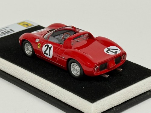 1/43 Ferrari 250 P ganador 1963 24 Horas de LeMans coche #12 base de cuero JPN34 - Imagen 3 de 8
