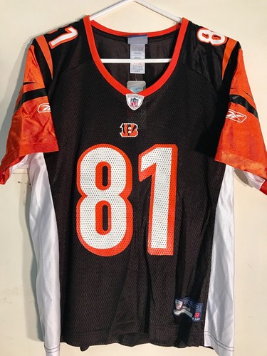Reebok Women's NFL Jersey Cincinnati Bengals Terrell Owens Black sz M - Picture 2 of 2