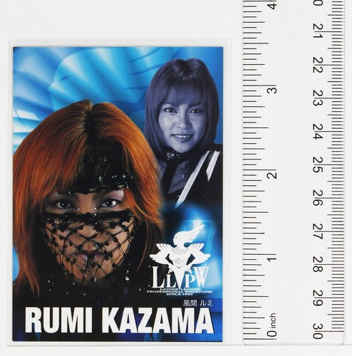 RUMI KAZAMA - 2001 Future Bee Women's Pro-Wrestling Trading Card - Picture 2 of 3