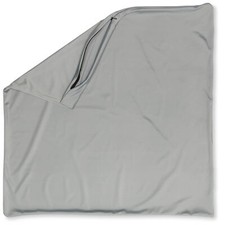 24" x 24" Cover Throw Pillowcases - 85/15 Nylon/Spandex Silky Light Grey