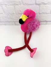 Hot Pink FLAMINGO Stuffed Animal Etone Plush Toy 1986 Fluorescent Bird 80s
