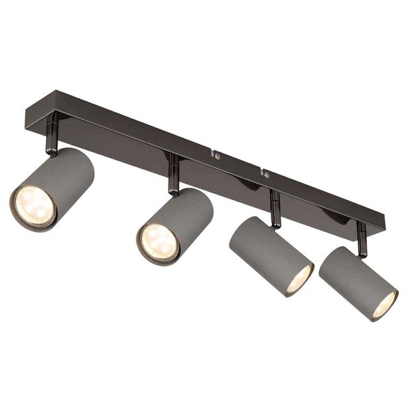 Deckenstrahler Deckenlampe Spotlampe Wohnzimmerlampe Verstellbar Grau L 56 Cm-image