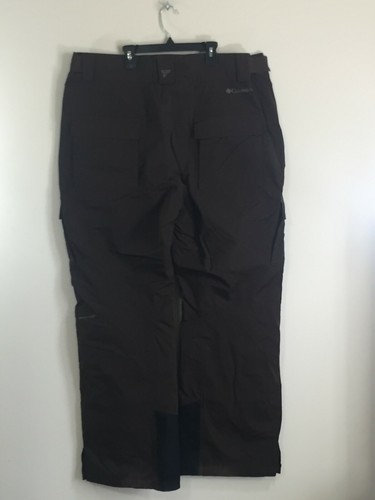 Pantaloni da sci snowboard Columbia Titanium Omni Tech impermeabili grigi da uomo taglia XL - Foto 2 di 11
