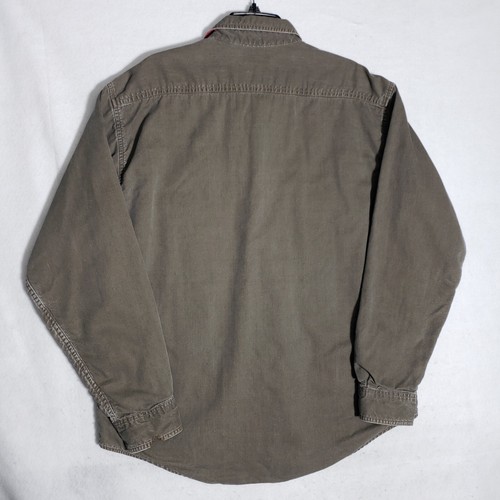 LL Bean Hurricane Flanell gefüttert Twill Camp Shacket Herren Large L A038 90s Vintage - Bild 8 von 10