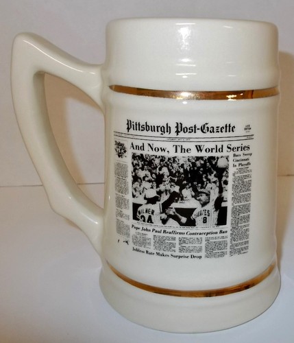 1979 National League Champions Pittsburgh Pirates Post Gazette Stein/Mug (VG) - Picture 4 of 14