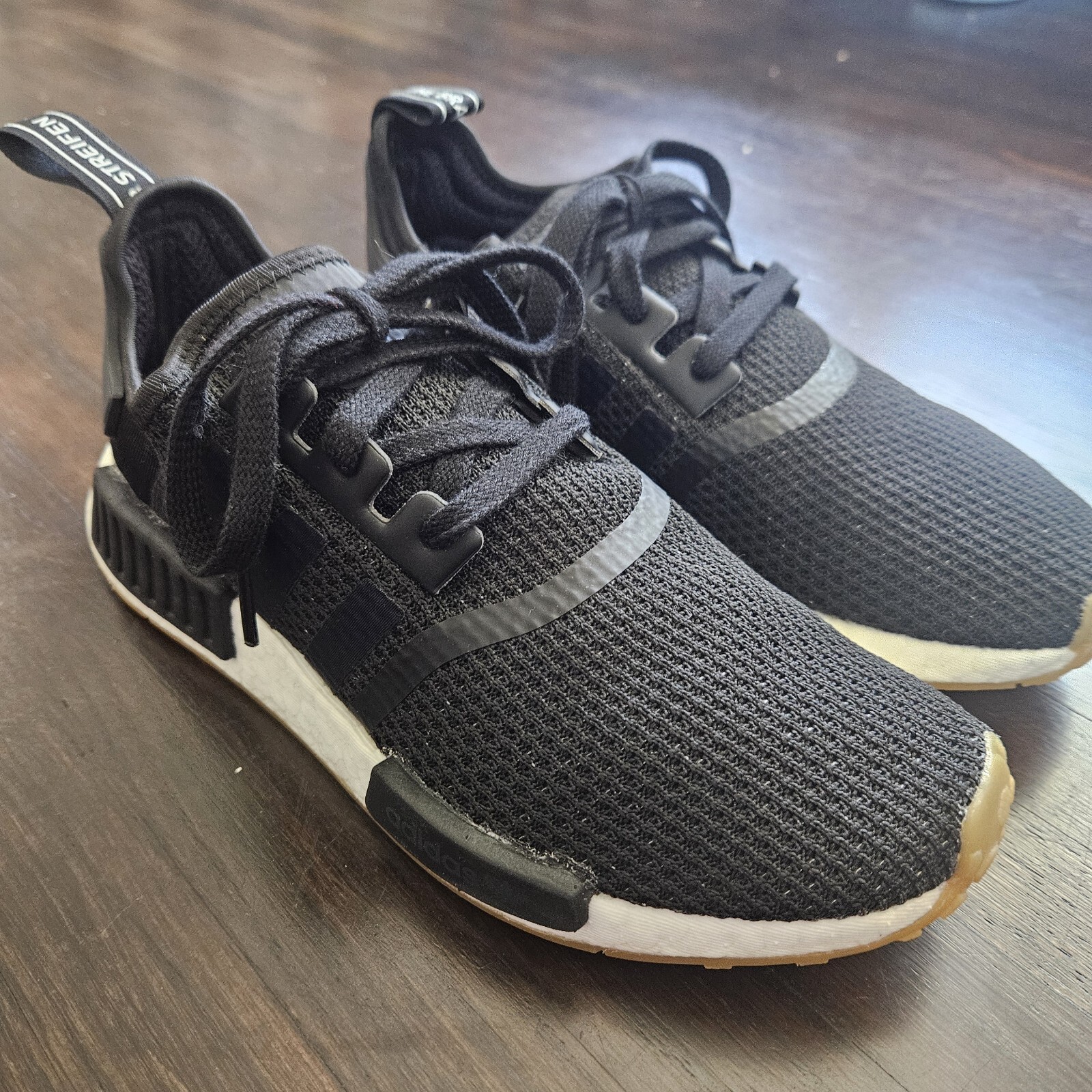 Adidas NMD R1 Black Gum Brand New W/O Box Size 7