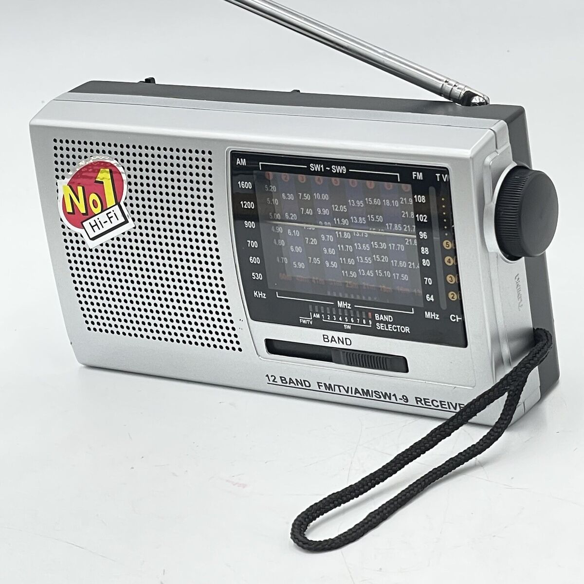 Vintage No 1 Hi-Fi 12 Band Portable Radio FM TV AM SW1-9 Vintage No 1 Hi-Fi 12 Band Portable Radio FM TV AM SW1-9