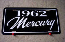 1962  Mercury  license plate car tag  62  Monterey Meteor Comet Marauder