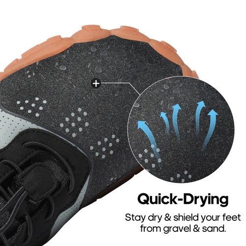 Men's Barefoot Water Shoes Sports Shoes Quick Dry Beach Walking Shoes Size6.5-13 - Picture 46 of 52