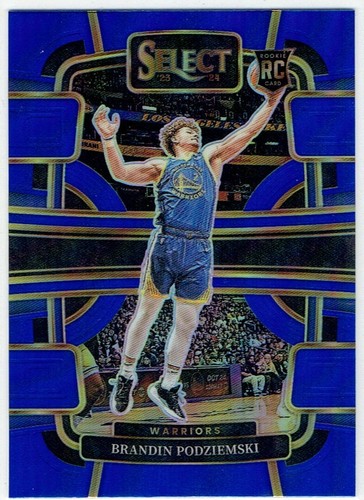 2023-24 Select Prizms Blue #93 Brandin Podziemski Rookie - Picture 1 of 2