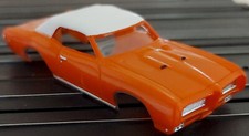 Pontiac GTO Convertible Orange JL TJet HO SlotCar BODY for AURORA autoworld DASH