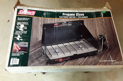 Vintage 1990's Coleman Model 5435C700 Dual 2 Burner Green