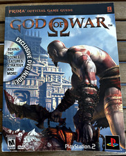 God of War Prima Official Strategy Guide 2005 w/ Bonus DVD – First Edition