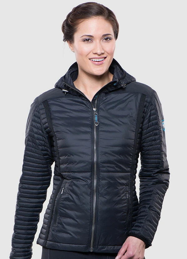 KUHL Women's Spyfire Hoody Jacket - RAVEN - SIZE M