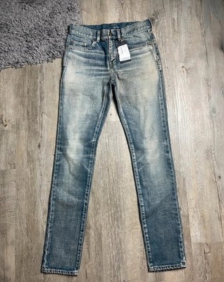 NEW saint Laurent D02 washed Denim jeans