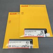 Lot 2- Kodak Kodabrome II RC 5x7 Professional Paper 25 Sheets F2 Glossy B W