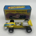 Vintage Matchbox Superfast Series 34 Formula 1 Racing Car Yellow In Original Box