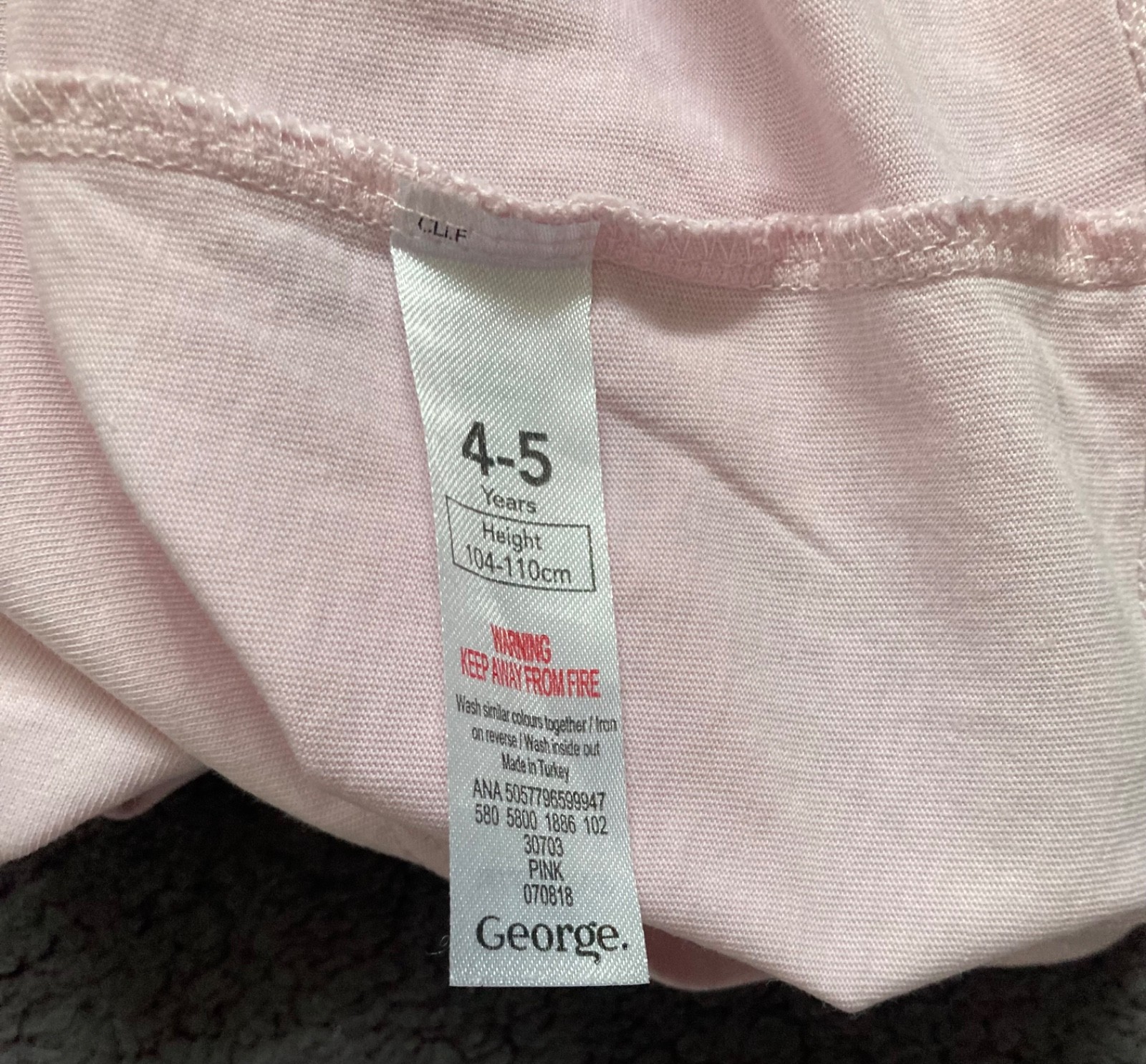 2x girls tops size 4-5 yrs from George and Primark image 4