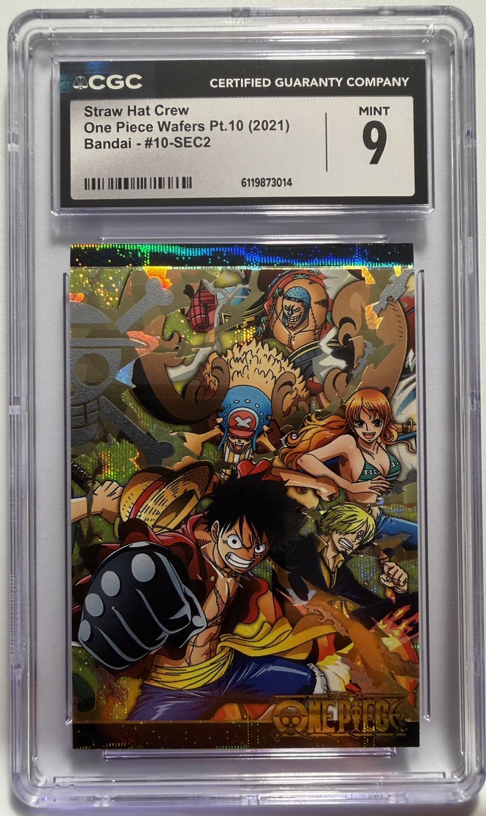 One Piece CGC Slab Lot – 2 Graded Cards - Straw Hat Crew view 6
