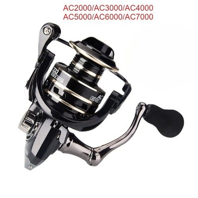 Metal Spinning Fishing Reel 5.2:1 Freshwater Saltwater 12BB Left Right Hand Reel