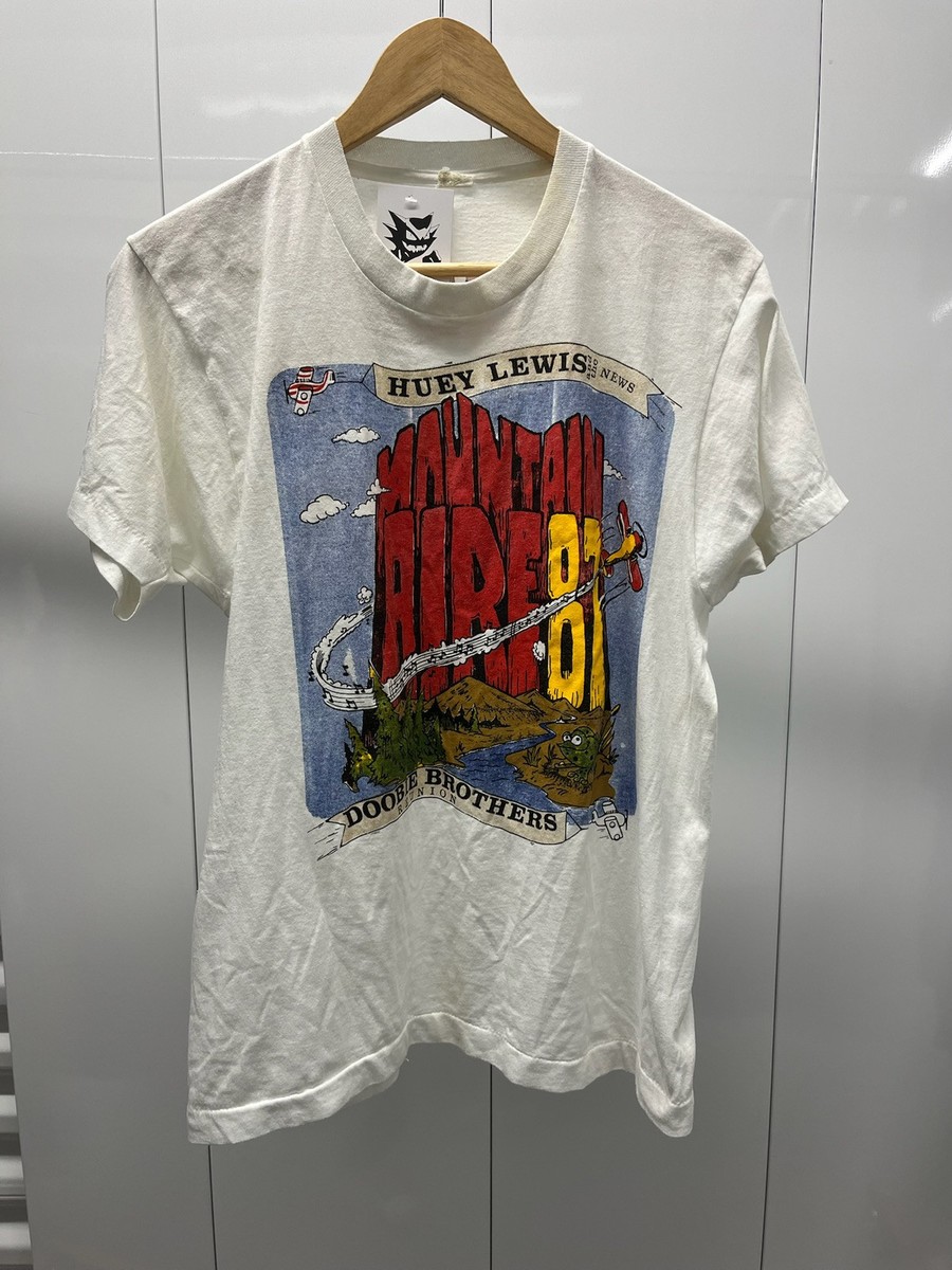 Huey Lewis Doobie Brothers シャツ 1987年 Vintage 1987 Doobie Brothers Huey Lewis Tour Tee | eBay