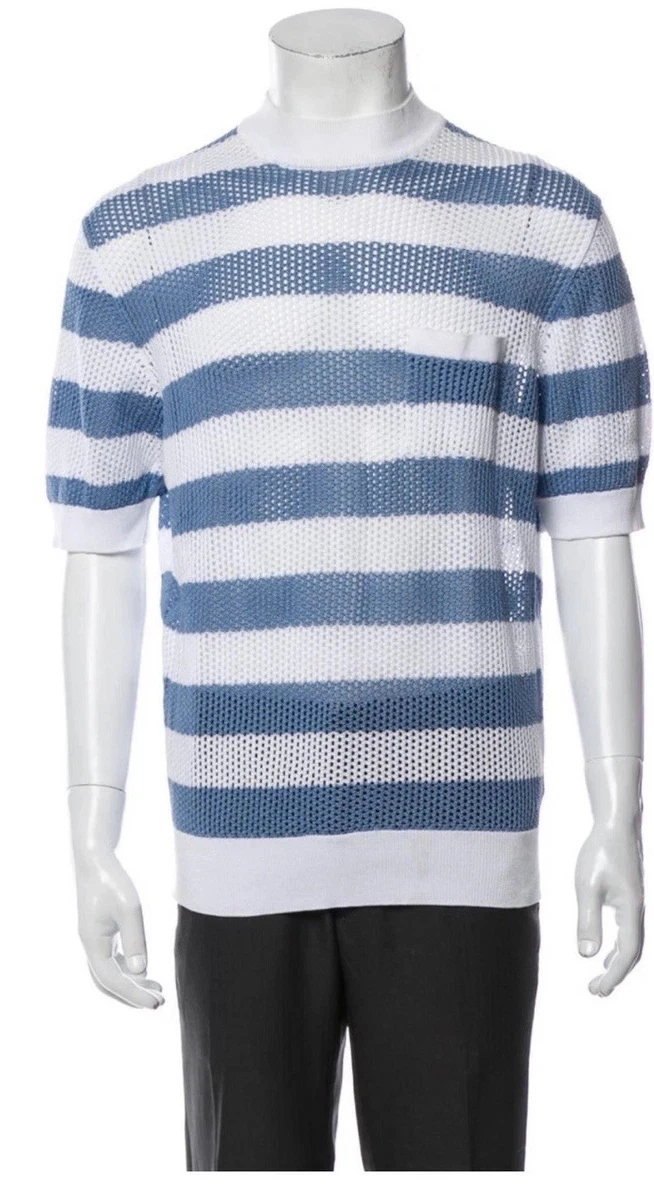 PRADA Striped Regular Size T-Shirts for Men for sale | eBay