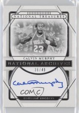 2020-21 Panini National Treasures Archives Ink 36/49 Calvin Murphy Auto HOF s3g