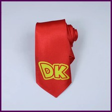 Cos Donkey Neck tie Kong Cosplay Neckband Costume Accessories Movie Peach Red