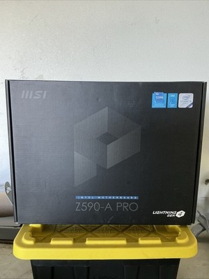 MSI Z590-A PRO LGA 1200 Intel Z590 SATA 6Gb/s ATX Intel Motherboard