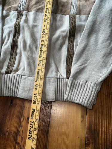 Remington Vintage Suede And Sweater Jacket Size L - Picture 4 of 11