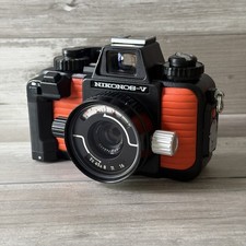 Untested Nikon Nikonos V Orange Underwater Film Camera 35mm f/2.5 Lens Aquatic