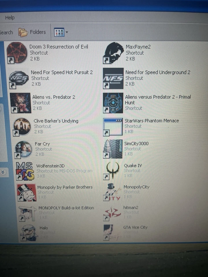 Portátil retro para juegos Dell Windows XP - 32 juegos, Halo, GTA Vice City, Doom, Quake Foto 4 de 4