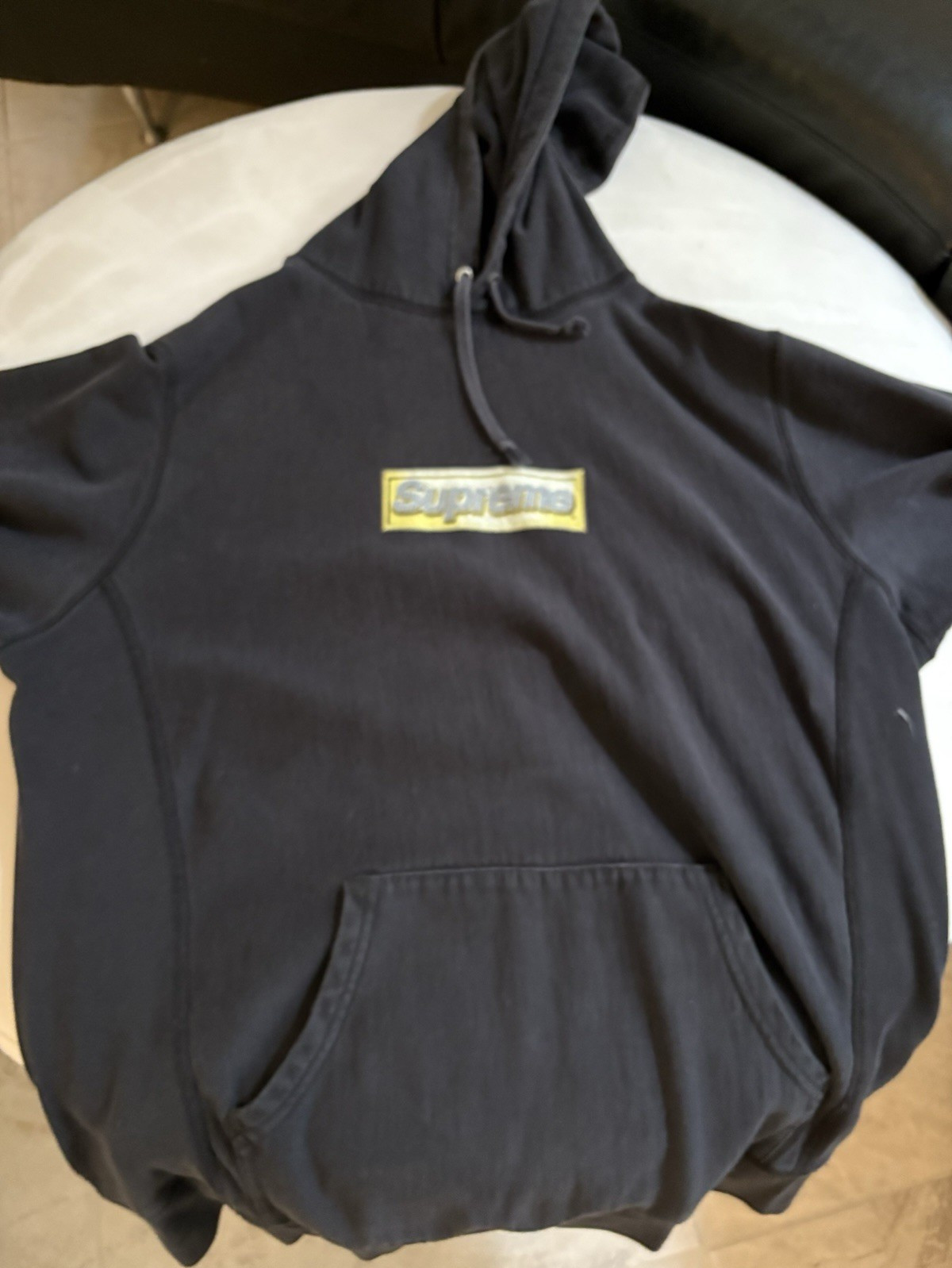 Supreme SS13 Bling Box Logo Hoodie Black Large Made in Canada 2013 BOGO L