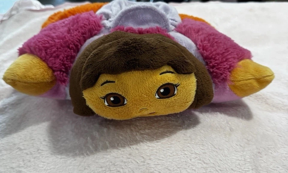 Almohada Mascotas Peewees Dora La Exploradora Mapa Almohada de Peluche 2011 12 x 14 Pulgadas Foto 2 de 4