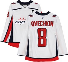 Alex Ovechkin Capitals Signed White Fanatics Premium Jersey w/895G 4-6-25 Insc