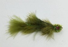 Tips Up Olive Articulated Streamer- Strike Fly Company