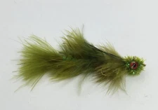 Tips Up Olive Articulated Streamer- Strike Fly Company
