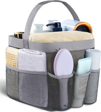 Mesh Shower Caddy Portable - 9 Pockets for College Dorm Room Essential  Large C